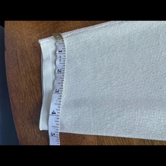 White CHANEL knit onesie romper bodysuit turtleneck sleeveless vintage not worn - Picture 9 of 12